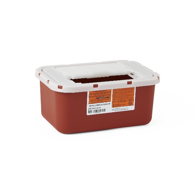 Container  Sharps  1 Ga  Red  Wall Free