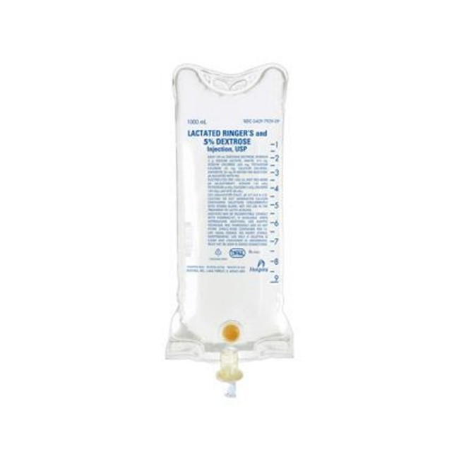 Lactated Ringer s Irrigation Solution  5  Dextrose  500 mL  Bag