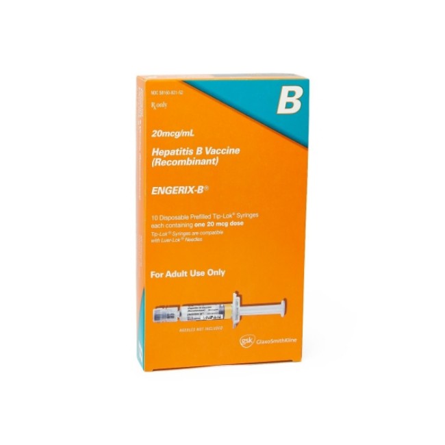 ENGERIX B 20MCG PFS 10 X 1ML  ADULT 
