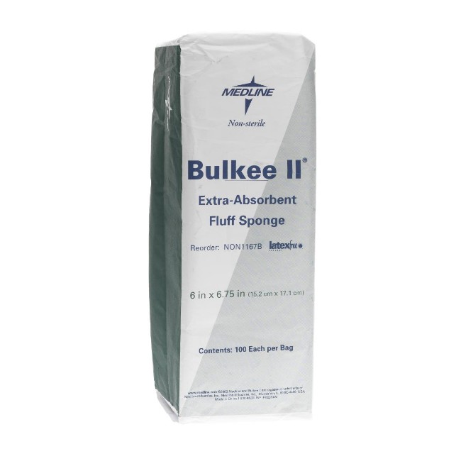 Gauze   Sponge Bulkee Fluff Non Sterile 6X6 75