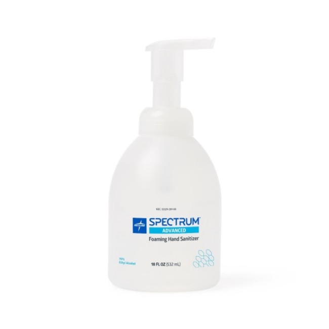 Hand Sanitizer   Foam  Spectrum Advanced Hand Sanitizer Foam With 70  Ethyl Alcohol   18 Oz 