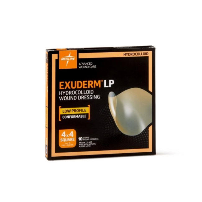 Exuderm Lp Low Profile Hydrocolloid Wound Dressing   4  X 4