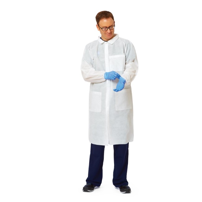 Coat  Lab  Mltilyr  Knt Cf Trdcolar  Wht  Lg
