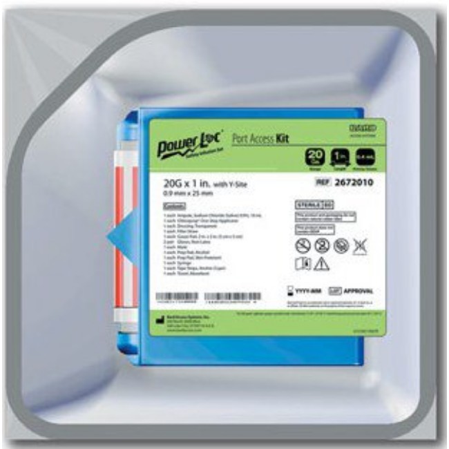 Port Access Kit Powerloc Max Safety   Y Site   20G X 0 75 