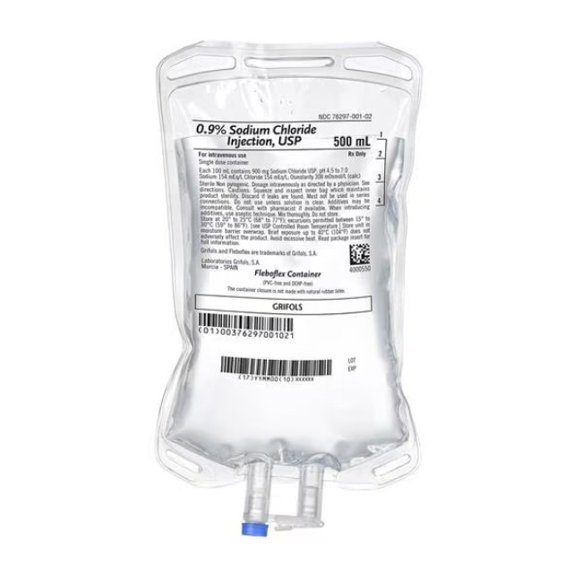 Nacl Injection Solution   0 9   500 Ml
