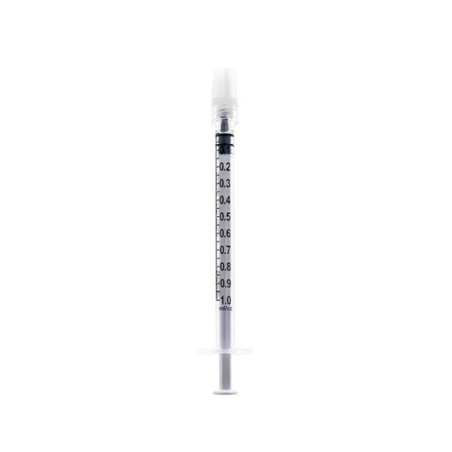 Sterile Lock Tip Tuberculin Syringe With Cap   Luer Lock   1 Ml