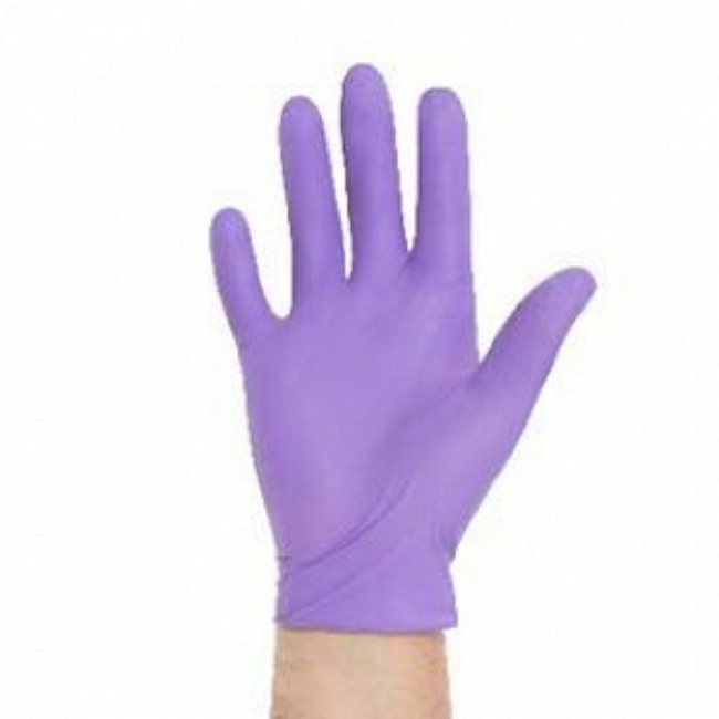 Glove   Exam Sterile Safeskin Purple Nitrile Pf Texture Lg