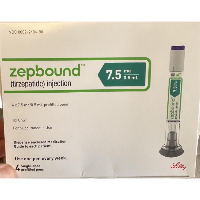Zepbound Prefilled Syringe  Tirzepatide  7 5mg 5ml