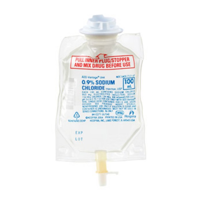 SODIUM CHLORIDE  SOL 0 9  100ML ADVAN BAG  5 PK 10PK CS 