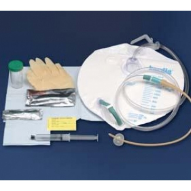 Catheter Tray   Foley Closed System 16Fr Latex