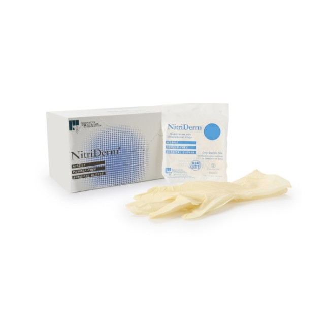 Sterile Nitrile Surgical Gloves   Size 7 5