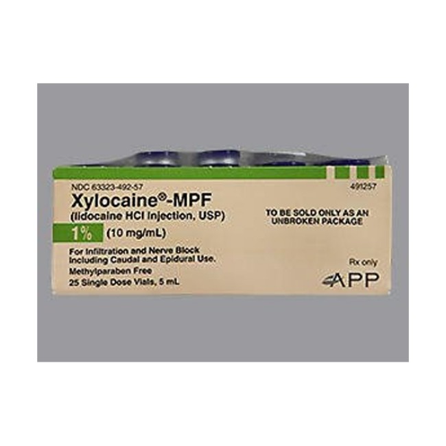 Xylocaine 1  Mpf Sdv  5Ml