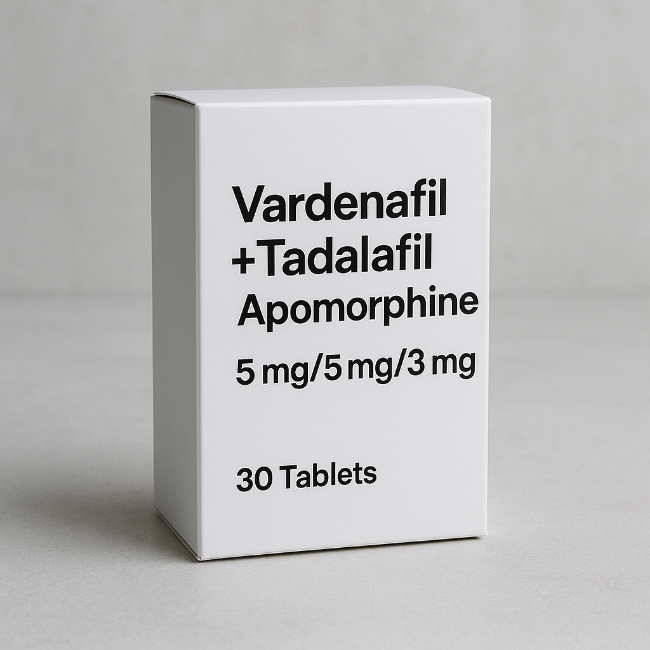 Vardenafil Tadalafil Apormorphine 5Mg 5Mg 3Mg