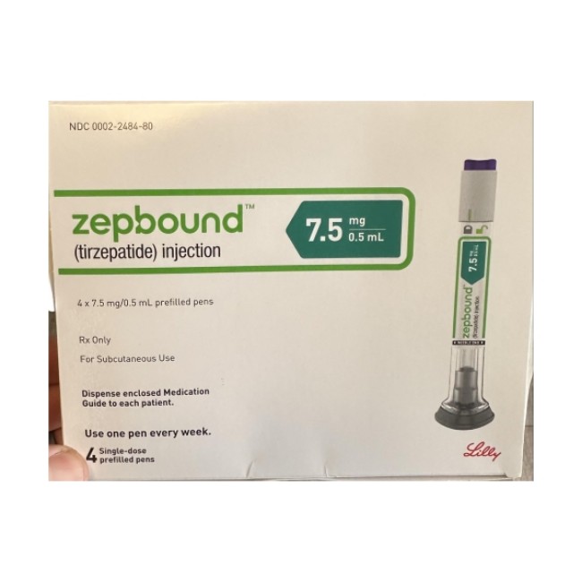 Zepbound Prefilled Syringe  Tirzepatide  7 5Mg 5Ml