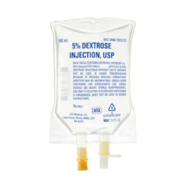 5  Dextrose Injection Solution Usp   100 Ml Flexible Container