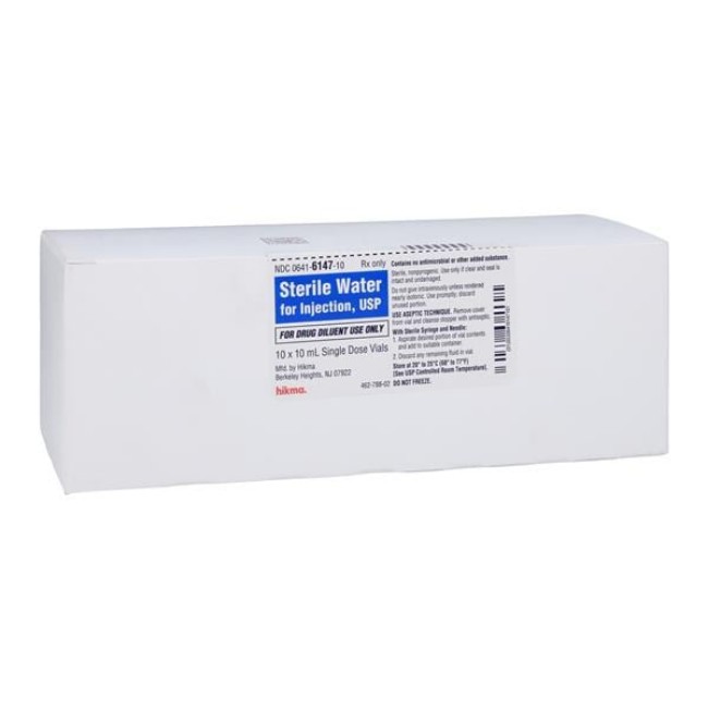 Water For Injection 10 Sdv