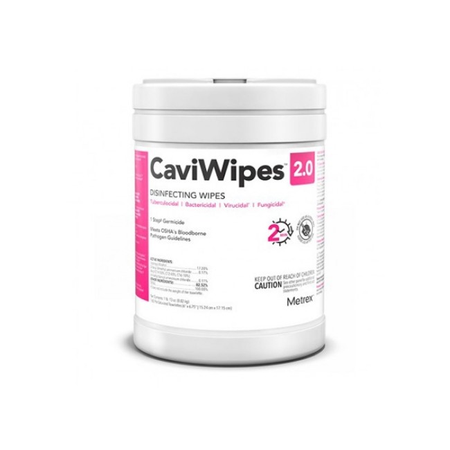 Cavi 2 0 Surface Disinfecting Wipes   6  X 6 75   Canister   160 Count