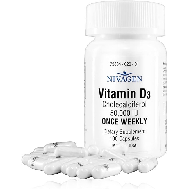 Vitamin D3 Capsules 50  000Iu