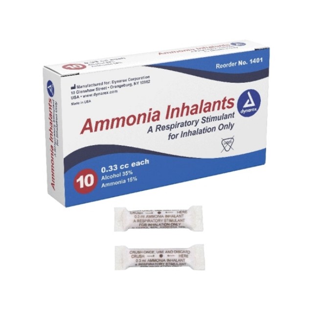 Ammonia Inhalant Ampule   0 33 Cc