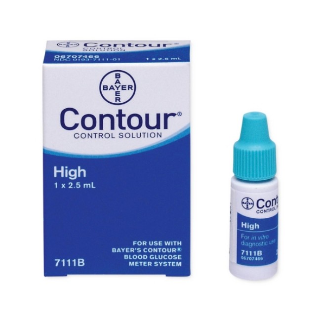 Control Solutions  Contour Blood Glucose Control Solution   High Level