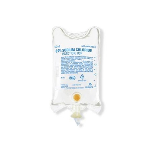 Sodium Chloride Injection Solution  USP  0 9  500 mL Bag