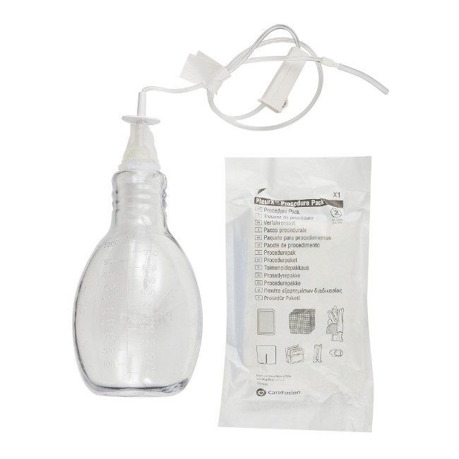 KIT  DRAINAGE  PLEURX  1000ML  LATEX FRE