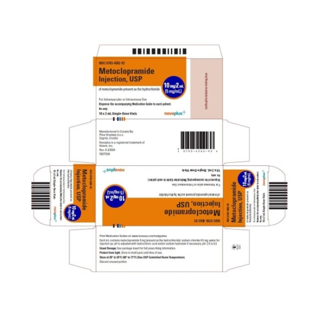 METOCLOPRAMIDE 10 MG SDV 10X2 ML