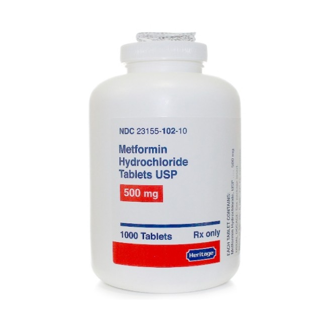 Metformin HCl 500mg Tab 1000 Bt