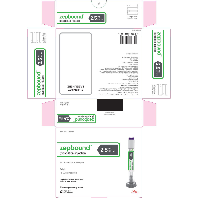TIRZEPATIDE 2 5MG 0 5 PEN ML  ZEPBOUND 