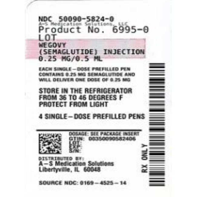 SEMAGLUTIDE 0 25MG 0 5 PEN ML   WEGOVY 