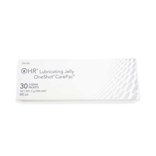 HR Lubricating Jelly  Sterile  3 g OneShot CarePac  MSPV Government Only
