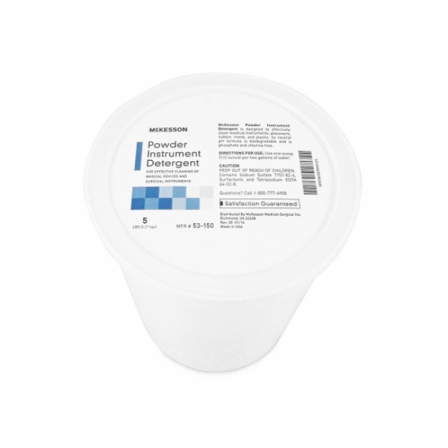Instrument Detergent McKesson Powder Concentrate 5 lbs  Pail Citrus Scent