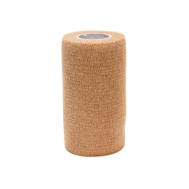 Nonsterile Cohesive Bandages  Tan  4  x 5 yd   10 2 cm x 4 6 m 