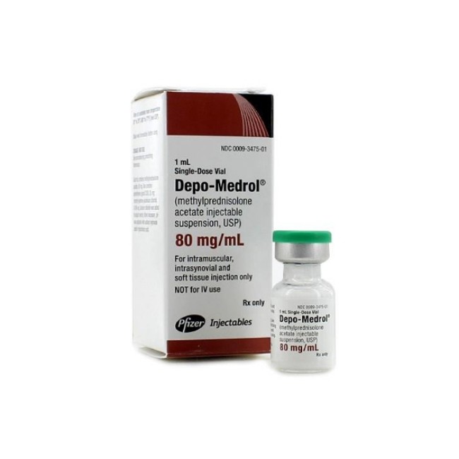 DEPO MEDROL 80MG ML SDV 1ML  5 6MOS EXP 