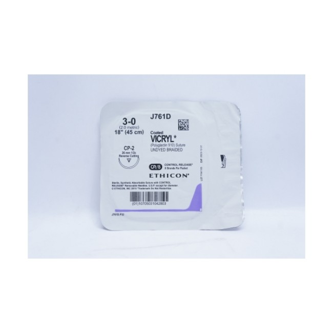 Suture  3 0 8 18 Ctd Vic Und Br C