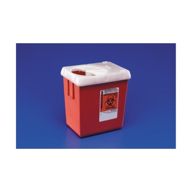 Containers  Phlebotomy Sharps Container   Red   2 2 Qt 