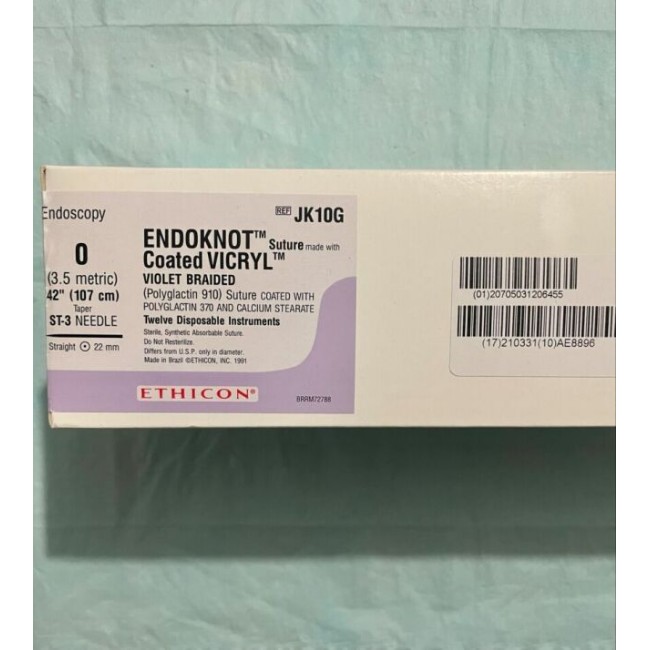 Sutures  Coated Vicryl Endoknot Suture   Size 0   42 