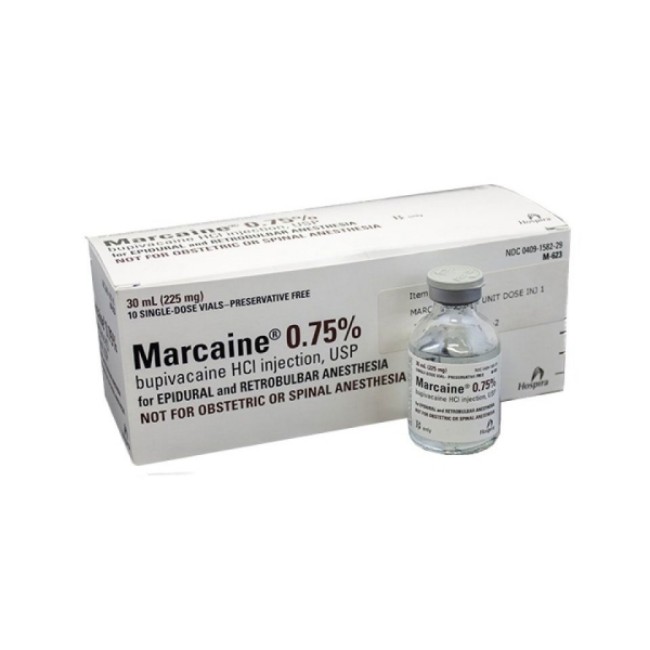 Injections  Marcaine Injection   0 75   10 X 30 Ml Prefilled Single Dose Vial