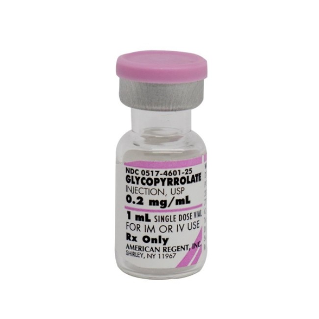 Injections  Glycopyrrolate Injection   Single Dose Vial   0 2 Mg Ml   25 X 1 Ml