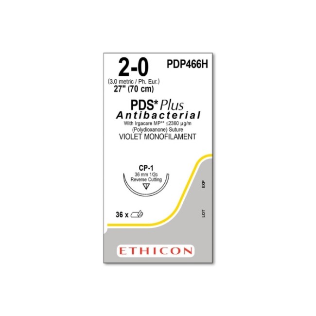 Sutures  Suture   2 0   27   Pds Plus   Violet Monofilament   Cp1