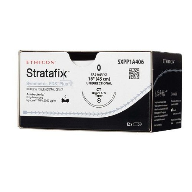 Sutures  Stratafix PDS Plus Suture  Size 0  Violet  45 cm  with CT Needle