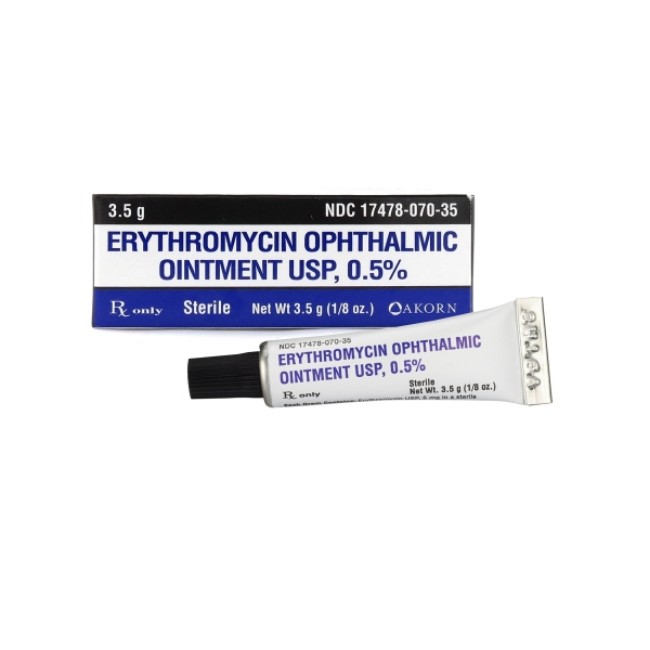 Erythromycin 0 5  Oph Oint 3 5Gm