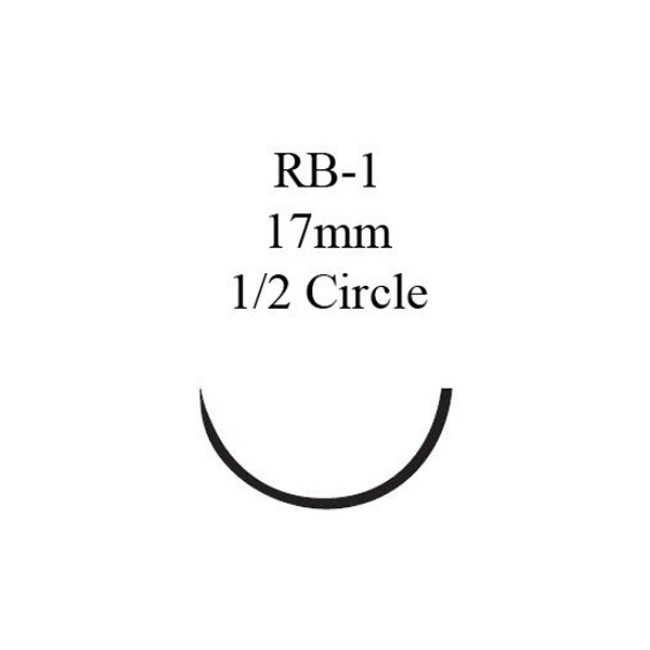 Sutures  Chromic Gut Absorbable Suture   Taper Point   Size 4 0   27   Rb 1 Needle