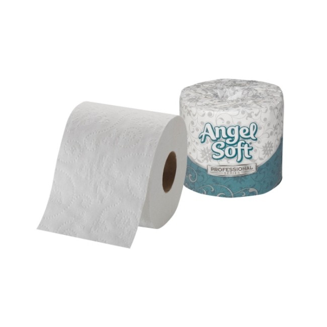 Toilet Tissue  Angel Soft 2 Ply Embossed Bath Tissue   450 Sheets Roll