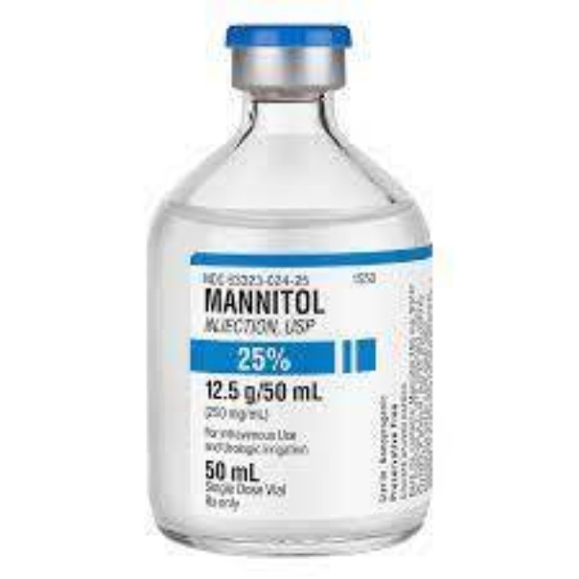 Mannitol 25  Single Dose Vial   25 X 50Ml