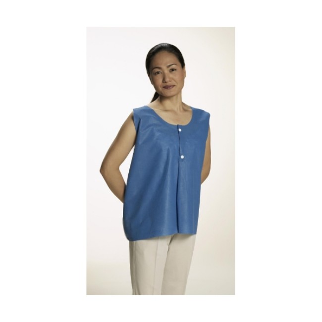 Vests  Breast Exam Vest   Nonwoven   Blue White   31  X 24 