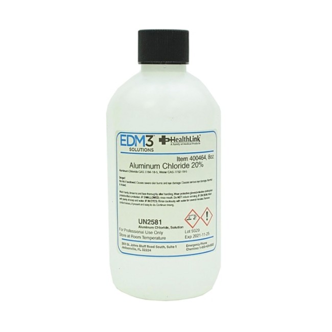 Solutions  Aluminum Chloride   20   8 Oz 