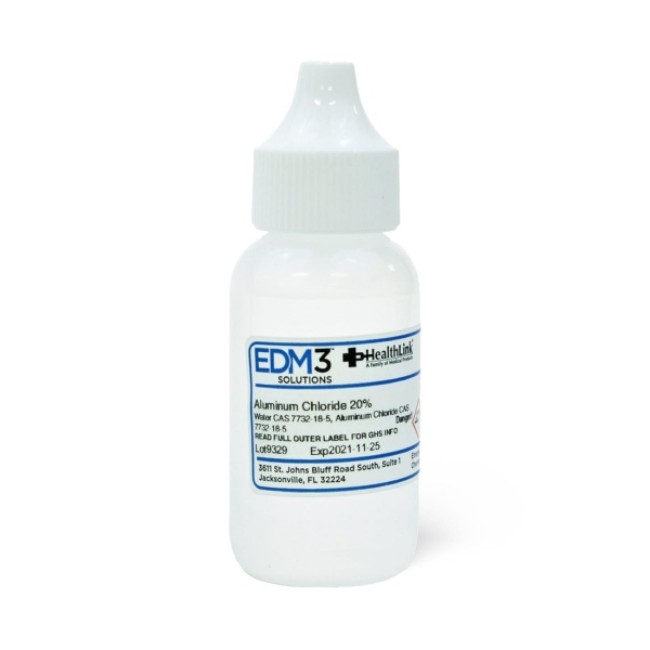 Solutions  Aluminum Chloride  Non Reg  20  1 oz 