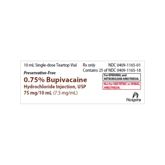 Bupivacaine  75  10Ml Sdv Bx