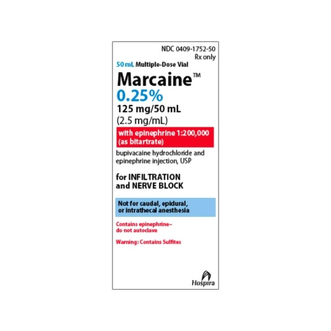 Marcaine With Epi Mdv  25  50Ml